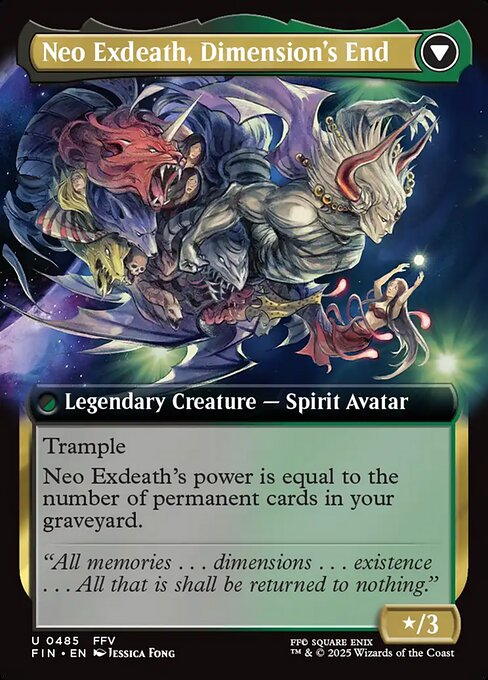 Magic the Gathering Card - Neo Exdeath, Dimension's End - MTG Circle