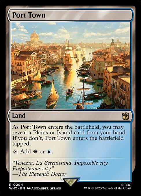 Magic the Gathering Card - Port Town - MTG Circle