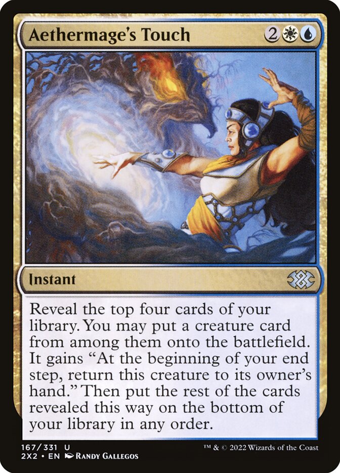 Magic the Gathering Card - Aethermage's Touch - MTG Circle