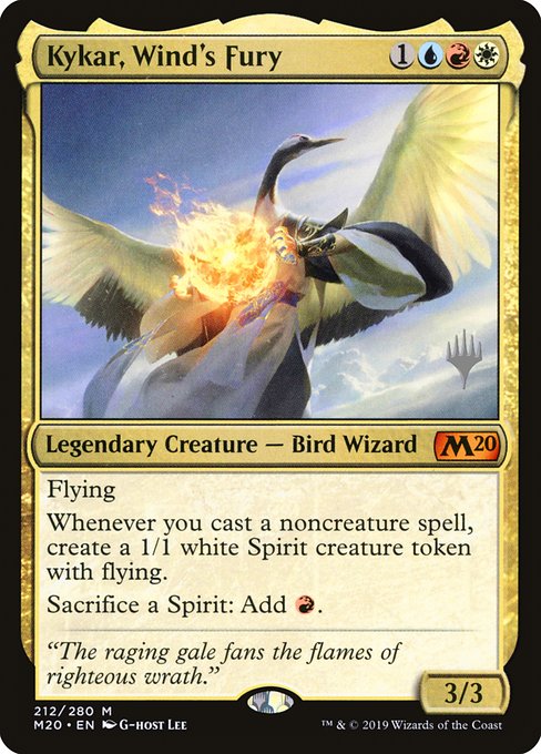 Magic the Gathering Card - Kykar, Wind's Fury - MTG Circle