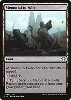 Magic the Gathering Card - Memorial to Folly - MTG Circle