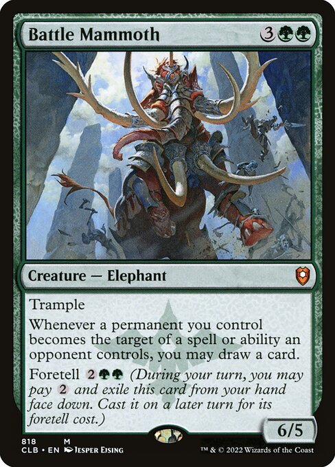 Magic the Gathering Card - Battle Mammoth - MTG Circle