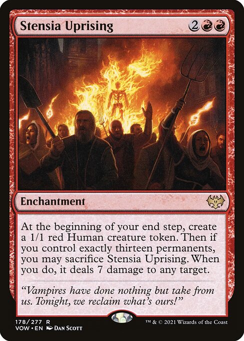 Magic the Gathering Card - Stensia Uprising - MTG Circle