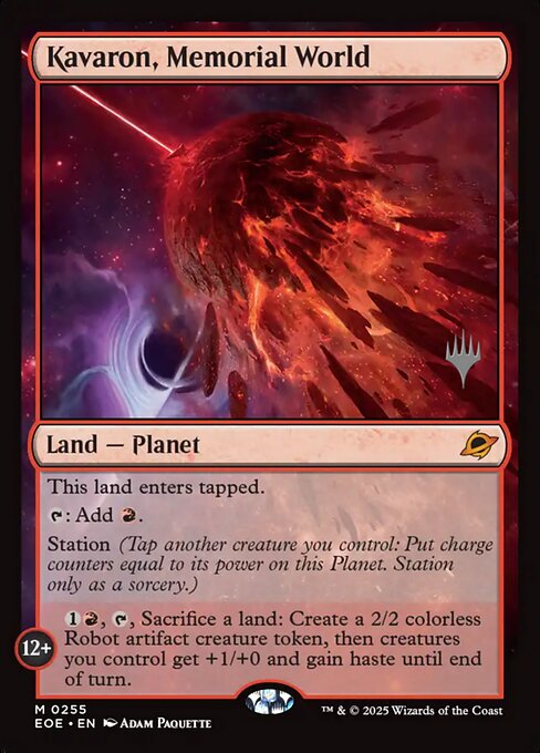 Magic the Gathering Card - Kavaron, Memorial World - MTG Circle