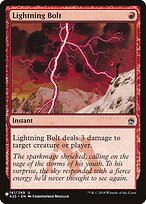 Magic the Gathering Card - Lightning Bolt - MTG Circle