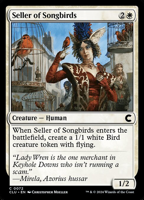 Magic the Gathering Card - Seller of Songbirds - MTG Circle