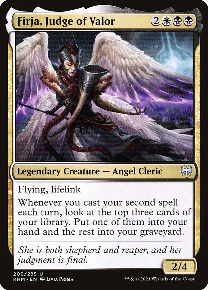 Magic the Gathering Card - Firja, Judge of Valor - MTG Circle