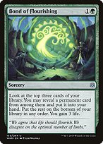 Magic the Gathering Card - Bond of Flourishing - MTG Circle