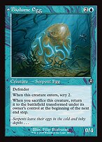 Magic the Gathering Card - Biolume Egg // Biolume Serpent - MTG Circle