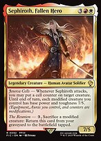 Magic the Gathering Card - Sephiroth, Fallen Hero - MTG Circle