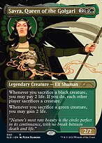 Magic the Gathering Card - Savra, Queen of the Golgari - MTG Circle
