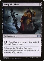 Magic the Gathering Card - Vampiric Rites - MTG Circle