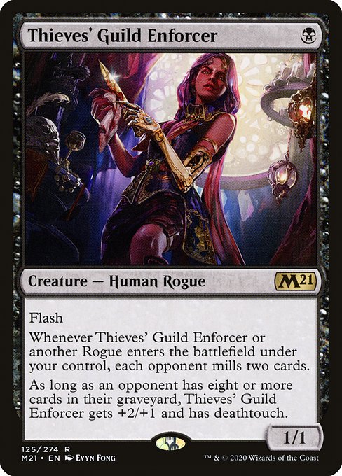 Magic the Gathering Card - Thieves' Guild Enforcer - MTG Circle