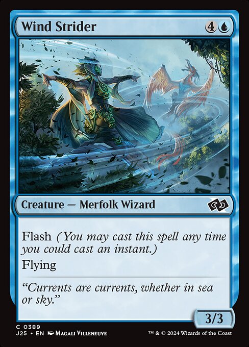 Magic the Gathering Card - Wind Strider - MTG Circle