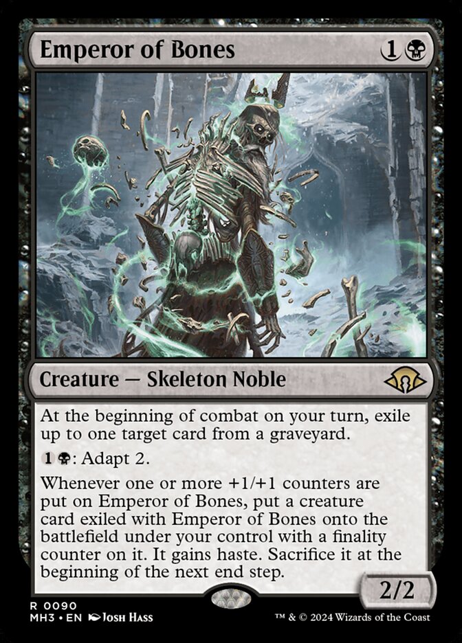 Magic the Gathering Card - Emperor of Bones - MTG Circle