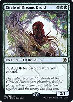 Magic the Gathering Card - Circle of Dreams Druid - MTG Circle