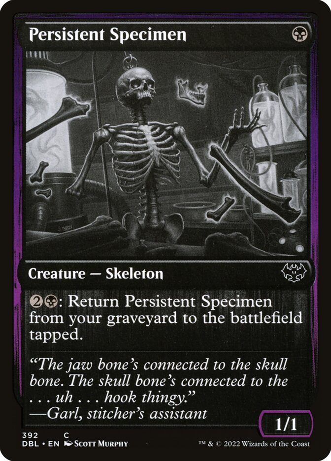 Magic the Gathering Card - Persistent Specimen - MTG Circle