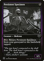 Magic the Gathering Card - Persistent Specimen - MTG Circle