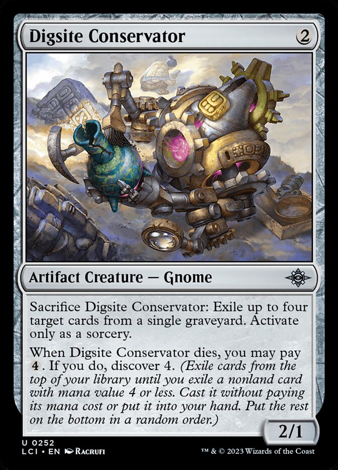 Magic the Gathering Card - Digsite Conservator - MTG Circle