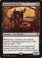 Magic the Gathering Card - Brutal Hordechief - MTG Circle