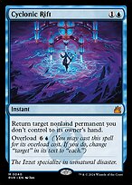 Magic the Gathering Card - Cyclonic Rift - MTG Circle