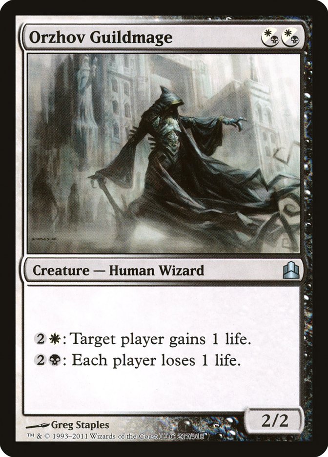 Magic the Gathering Card - Orzhov Guildmage - MTG Circle