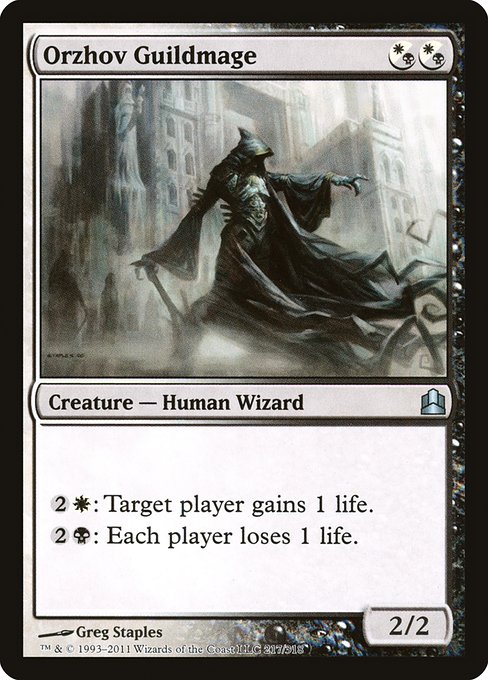 Magic the Gathering Card - Orzhov Guildmage - MTG Circle