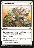 Magic the Gathering Card - Guided Strike - MTG Circle