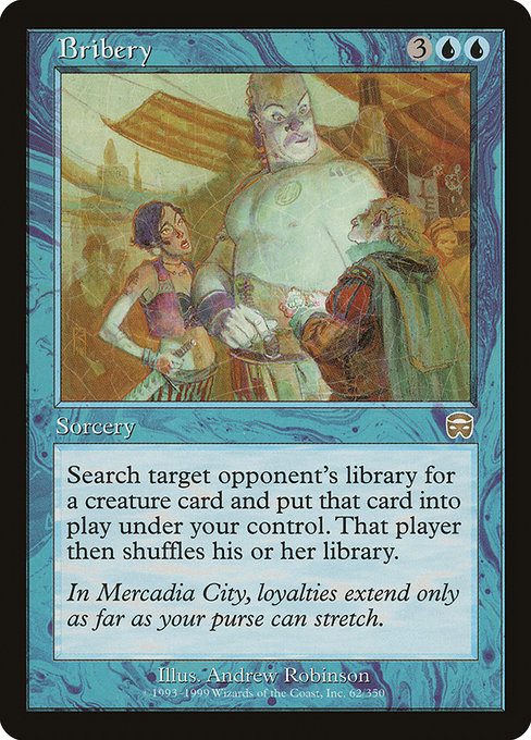 Magic the Gathering Card - Bribery - MTG Circle