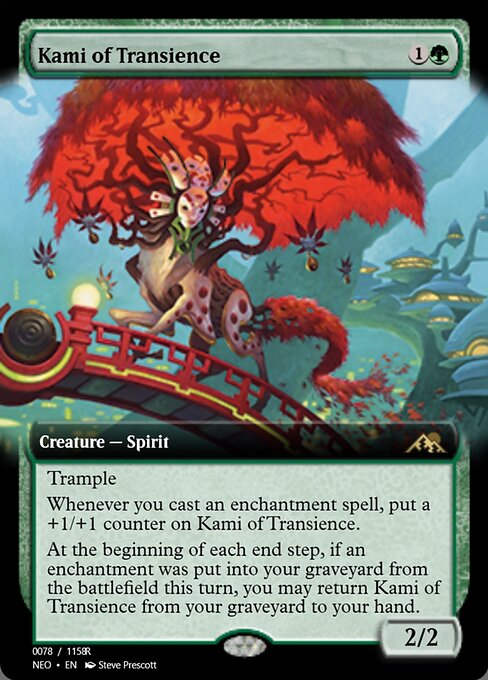 Magic the Gathering Card - Kami of Transience - MTG Circle