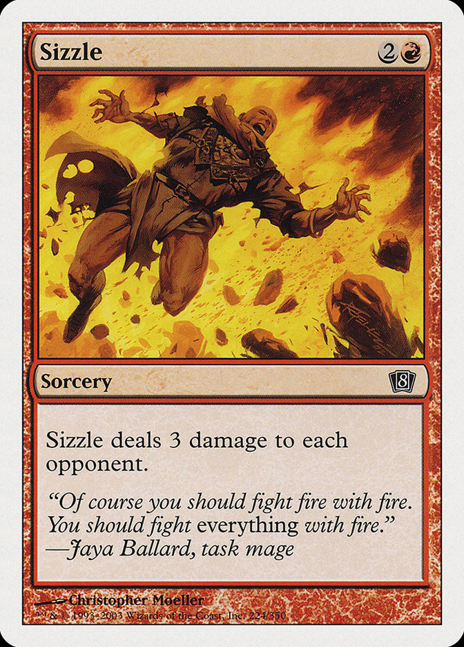 Magic the Gathering Card - Sizzle - MTG Circle