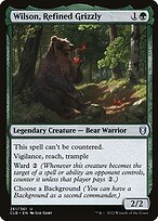 Magic the Gathering Card - Wilson, Refined Grizzly - MTG Circle