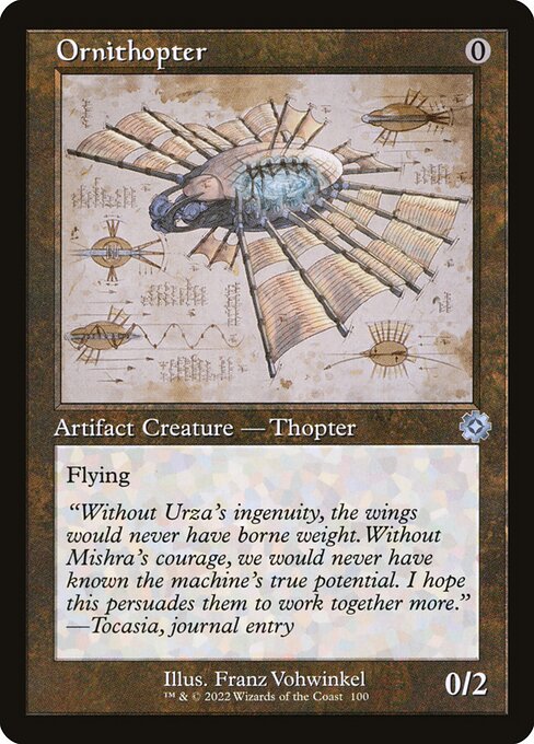 Magic the Gathering Card - Ornithopter - MTG Circle