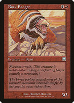 Magic the Gathering Card - Rock Badger - MTG Circle