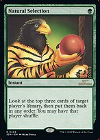 Magic the Gathering Card - Natural Selection - MTG Circle