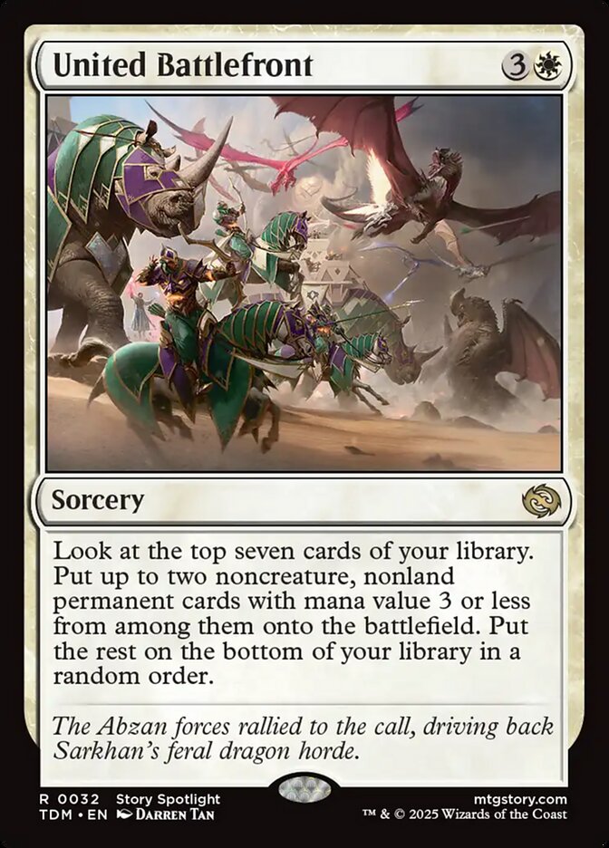 Magic the Gathering Card - United Battlefront - MTG Circle