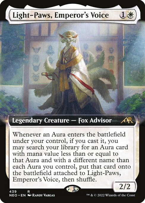 Magic the Gathering Card - Light-Paws, Emperor's Voice - MTG Circle
