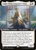 Magic the Gathering Card - Light-Paws, Emperor's Voice - MTG Circle