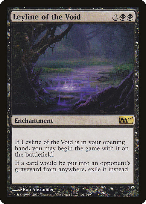 Magic the Gathering Card - Leyline of the Void - MTG Circle