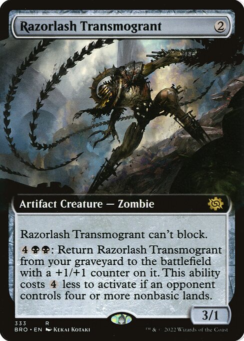 Magic the Gathering Card - Razorlash Transmogrant - MTG Circle