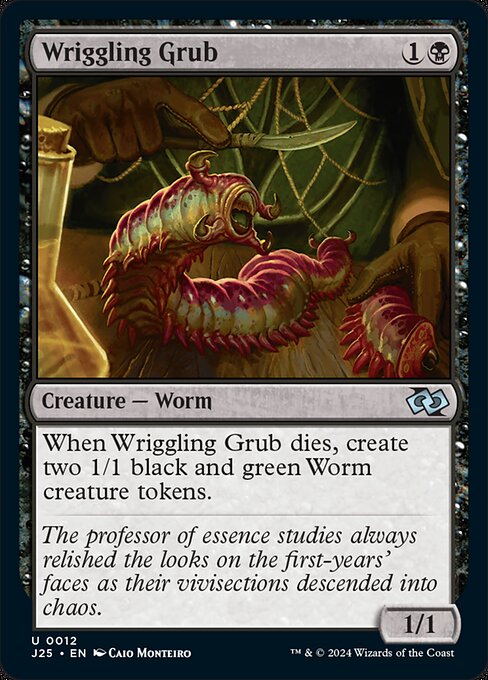 Magic the Gathering Card - Wriggling Grub - MTG Circle