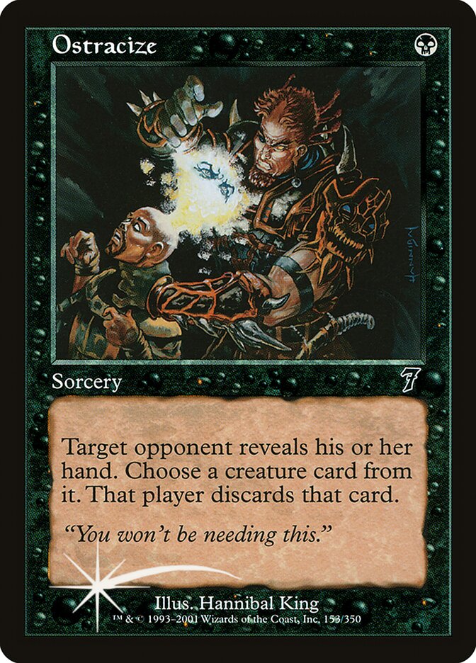 Magic the Gathering Card - Ostracize - MTG Circle