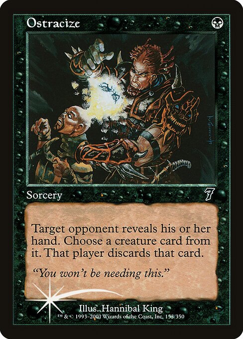 Magic the Gathering Card - Ostracize - MTG Circle