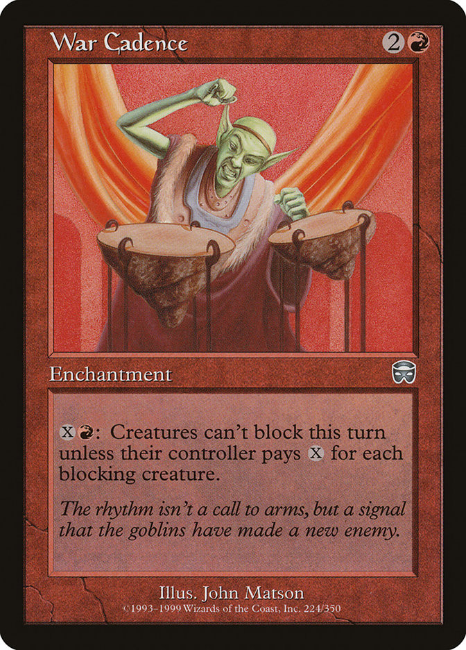 Magic the Gathering Card - War Cadence - MTG Circle