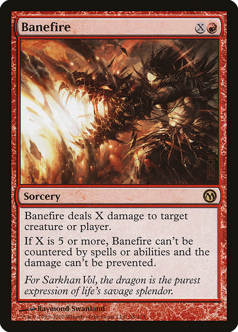 Magic the Gathering Card - Banefire - MTG Circle