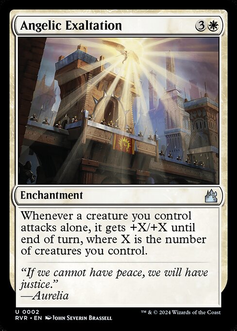 Magic the Gathering Card - Angelic Exaltation - MTG Circle