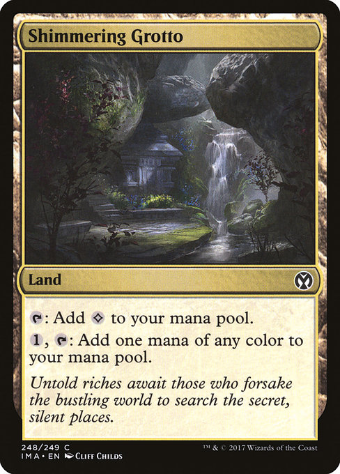 Magic the Gathering Card - Shimmering Grotto - MTG Circle