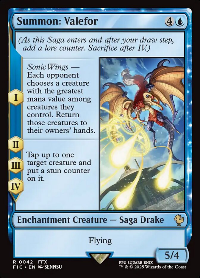 Magic the Gathering Card - Summon: Valefor - MTG Circle