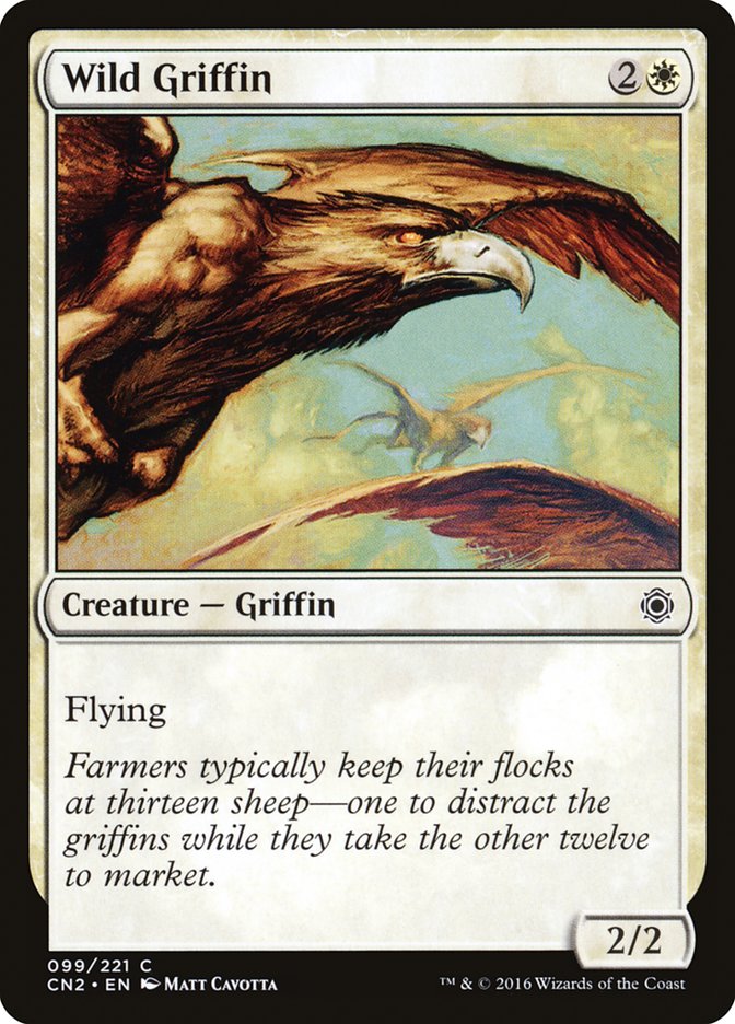 Magic the Gathering Card - Wild Griffin - MTG Circle