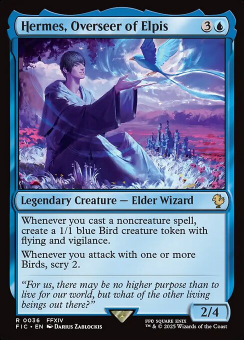 Magic the Gathering Card - Hermes, Overseer of Elpis - MTG Circle
